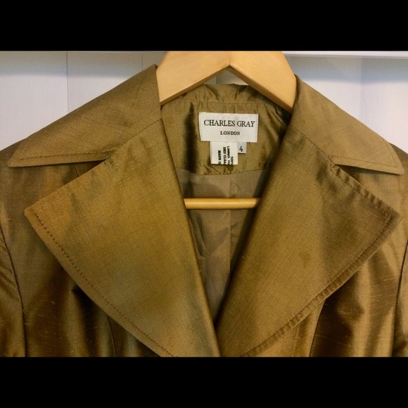 Charles Gray London Silk Coat - Picture 4 of 5